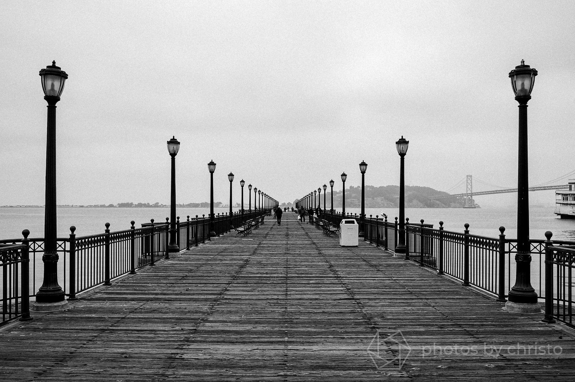 Muni Pier in Monochrome